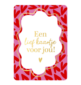 Kassaplan KP: kaartje a6 - Een lief kaartje voor jou