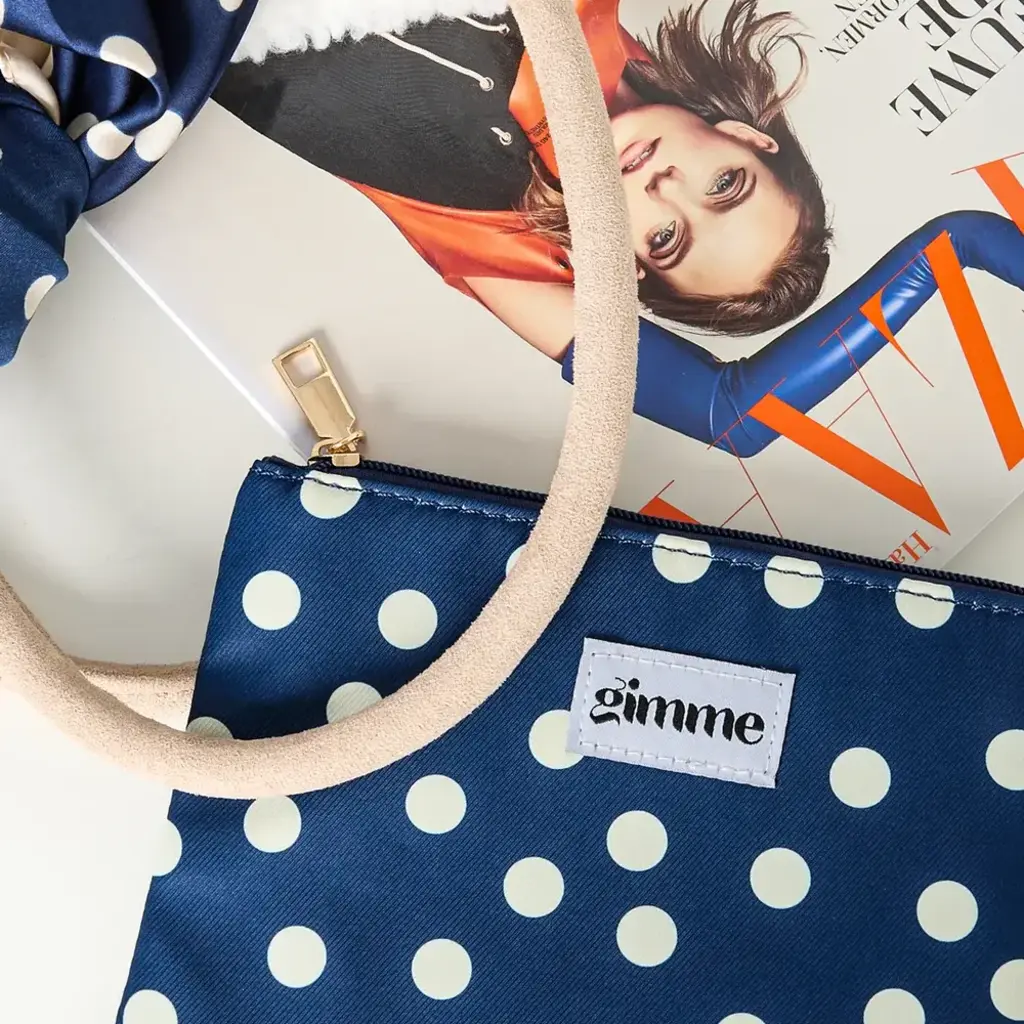 Yehwang Yehwang: ritstas - stippen wit op blauw