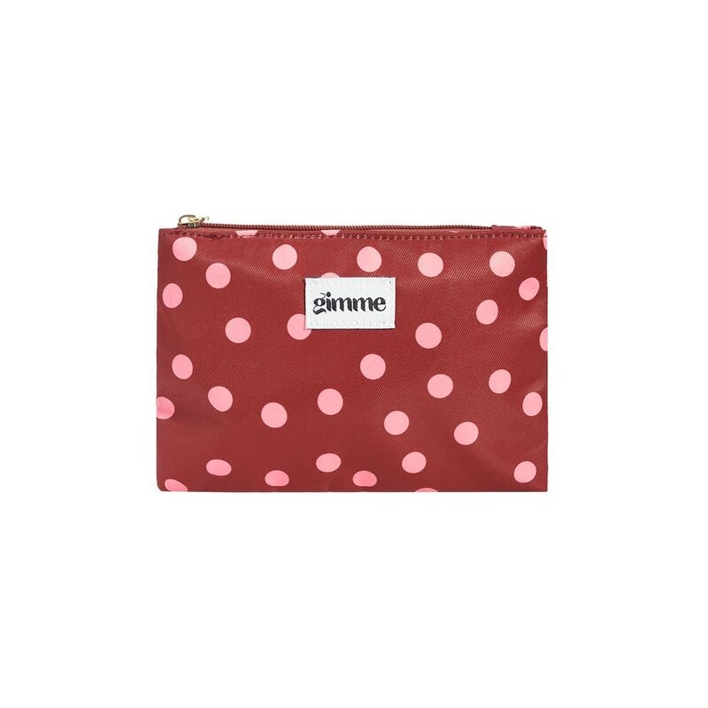 Yehwang Yehwang: ritstas - stippen roze op burgundy