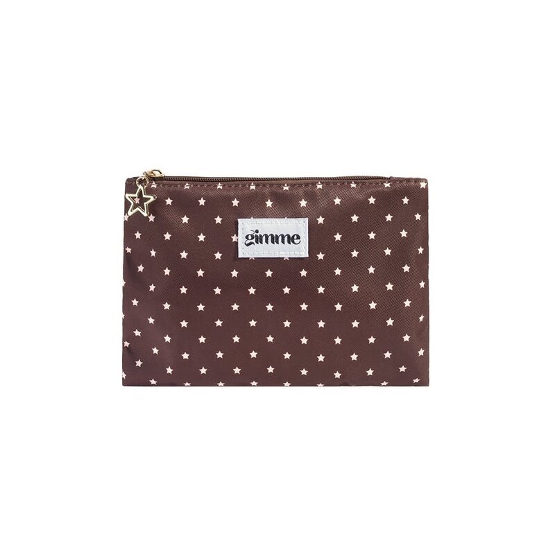 Yehwang Yehwang: ritstas - bruin + lichtroze sterretje