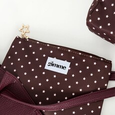 Yehwang Yehwang: ritstas - bruin + lichtroze sterretje