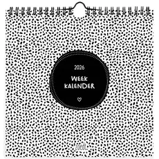 Zoedt Zoedt:  Weekkalender 2026 – stijlvolle en overzichtelijke weekplanner voor thuis