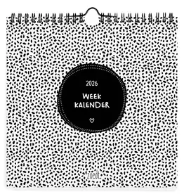 Zoedt Zoedt:  Weekkalender 2026 – stijlvolle en overzichtelijke weekplanner voor thuis