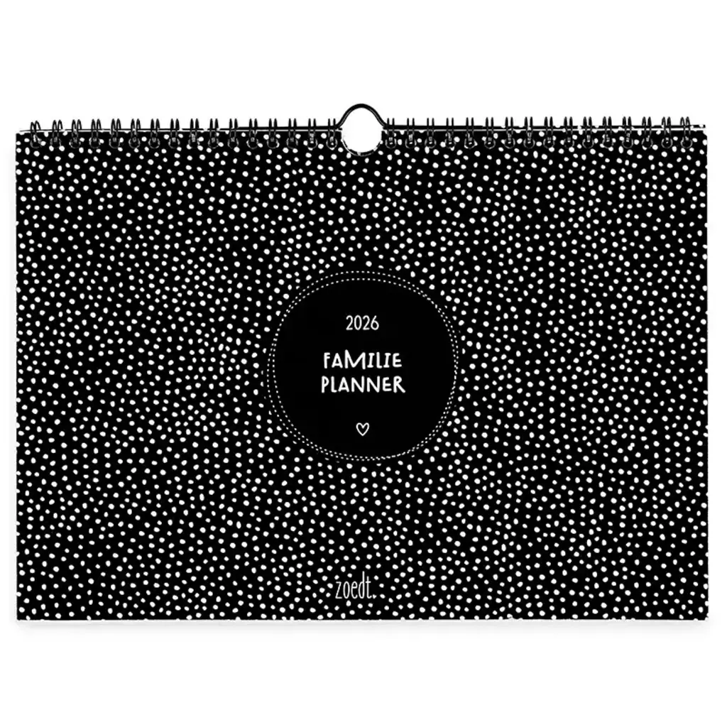 Zoedt Zoedt: Familieplanner 2026 - A4– stijlvolle en praktische planner voor gezinnen