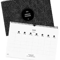 Zoedt Zoedt: Familieplanner 2026 - A4– stijlvolle en praktische planner voor gezinnen