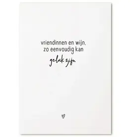 Zoedt Zoedt: kaart a6 - Vriendinnen en wijn