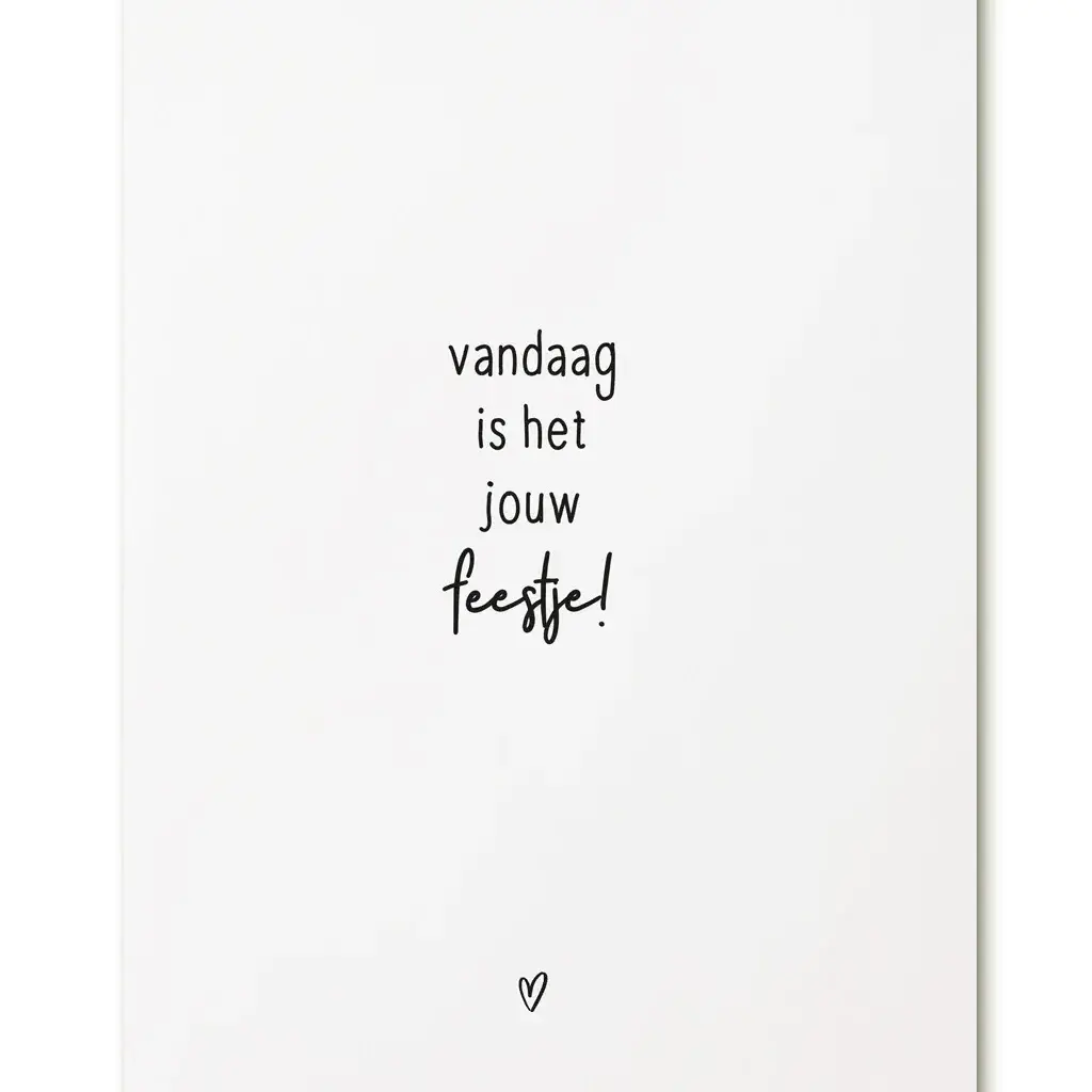 Zoedt Zoedt: Kaart a6: Vandaag is het jouw feestje! (2)