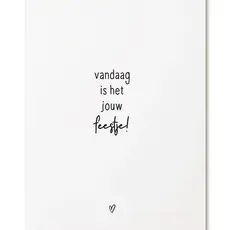Zoedt Zoedt: Kaart a6: Vandaag is het jouw feestje! (2)