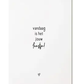 Zoedt Zoedt: Kaart a6: Vandaag is het jouw feestje! (2)