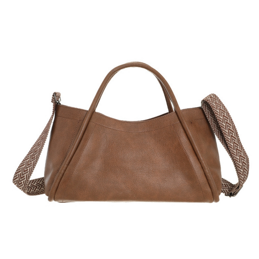 I'm dutch I'm dutch: handtas - schoudertas Tivoli - dark camel