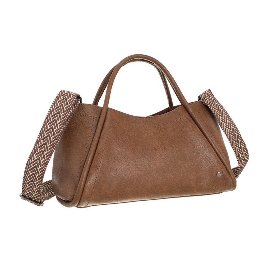 I'm dutch I'm dutch: handtas - schoudertas Tivoli - dark camel