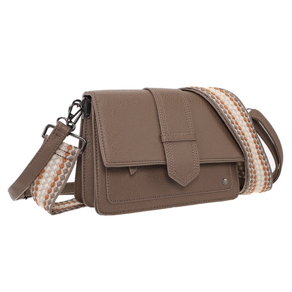 I'm dutch I'm dutch: handtas - schoudertasje Rione - brownie