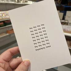 Winkeltje van Anne Winkeltje van Anne: kaartje a6 - hiep hiep hiep hoera