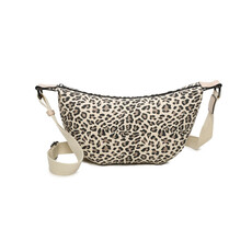 Ines Delaure Ines Delaure: handtas schoudertas - leo beige