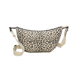 Ines Delaure Ines Delaure: handtas schoudertas - leo beige