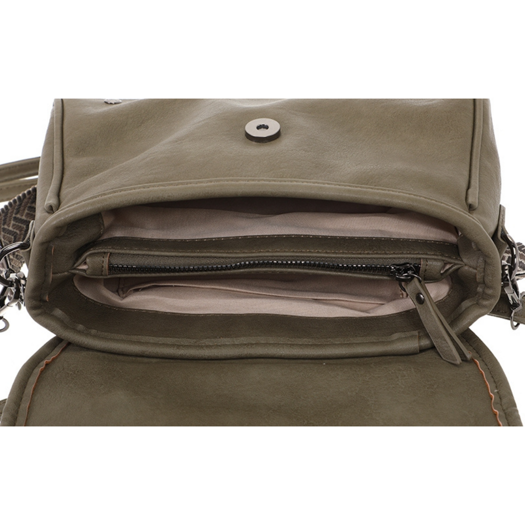 I'm dutch I'm dutch: Handtas - hand-/schoudertas El Monte - groen