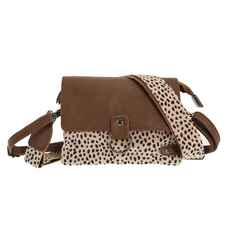 I'm dutch I'm dutch: Handtas - Camel dot Weston schoudertasje