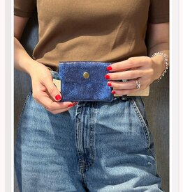 Z & z Portemonneetje klein - metallic blauw