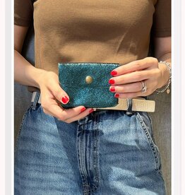 Z & z Portemonneetje klein - metallic turquoise