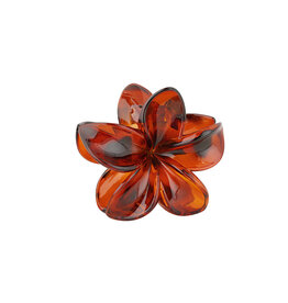 Yehwang Yehwang: Hawaiiaanse bloemen haarclip - rood