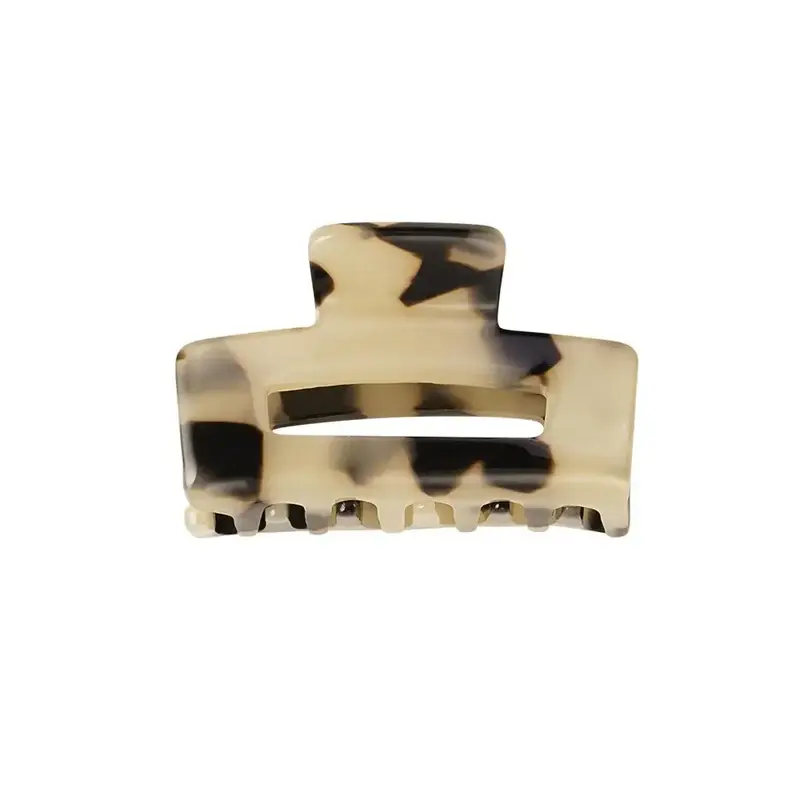 Yehwang Yehwang: haarclip 3.9 cm print - beige