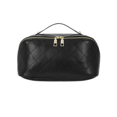 Yehwang Yehwang: toilettas schuine rits - zwart