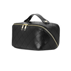 Yehwang Yehwang: toilettas schuine rits - zwart