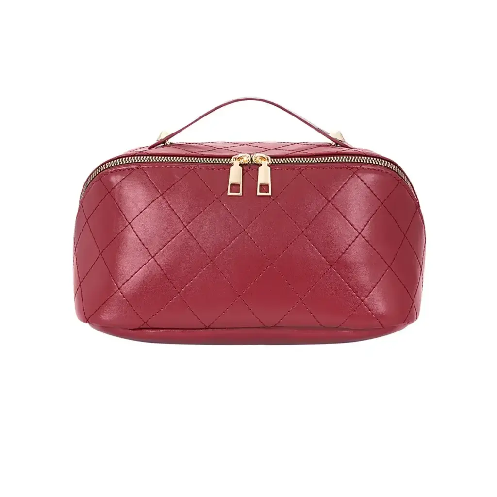 Yehwang Yehwang: toilettas schuine rits - bordeaux