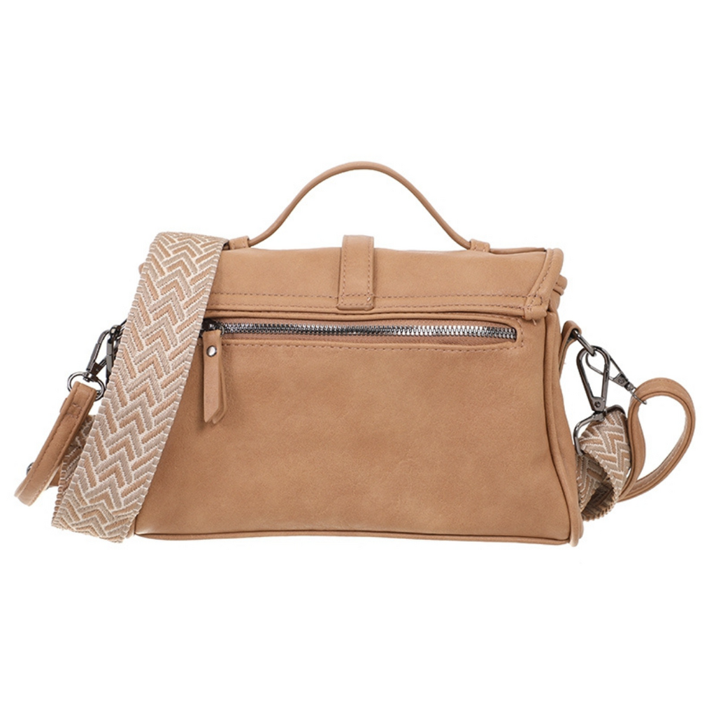 I'm dutch I'm dutch: Handtas - hand-/schoudertas El Monte - camel