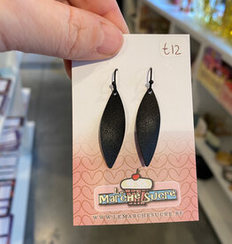 le marché sucré Le marché sucré: oorbellen hangers - zwart