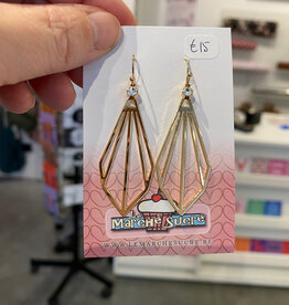 le marché sucré Le marché sucré: oorbellen hangers - goud