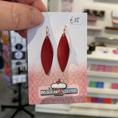 le marché sucré Le marché sucré: oorbellen hangers - goud + bordeaux