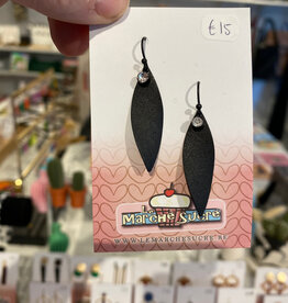 le marché sucré Le marché sucré: oorbellen hangers - zwart