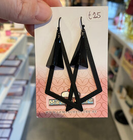 le marché sucré Le marché sucré: oorbellen  hangers - zwart