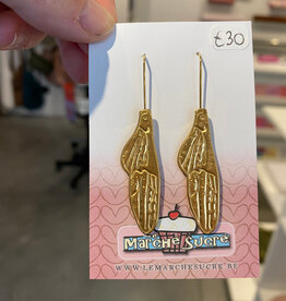 le marché sucré Le marché sucré: oorbellen stekers - goud