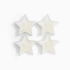 Stationery & gift Stationery & gift: Kaarsjes Waxinehartjes creme - sterrenlichtjes voor jou