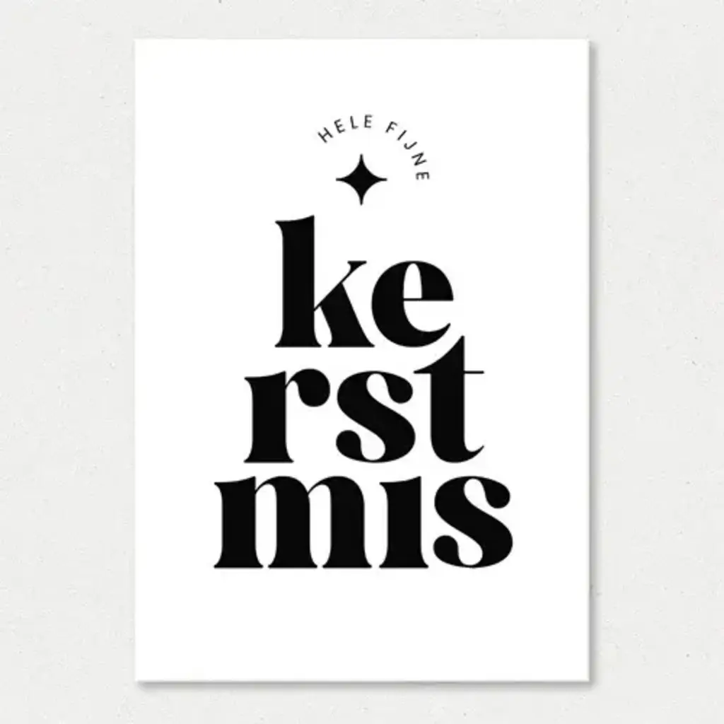 Liefz Liefz: kaart a6 - Fijne Kerstmis