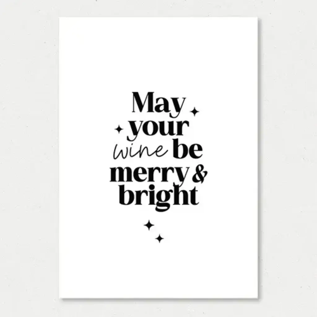 Liefz Liefz: kaart a6 - May your wine be merry