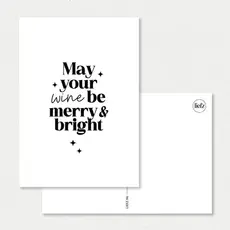 Liefz Liefz: kaart a6 - May your wine be merry