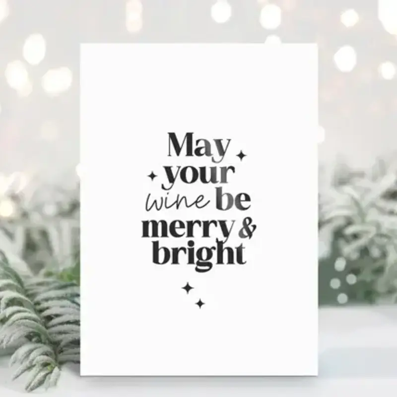 Liefz Liefz: kaart a6 - May your wine be merry