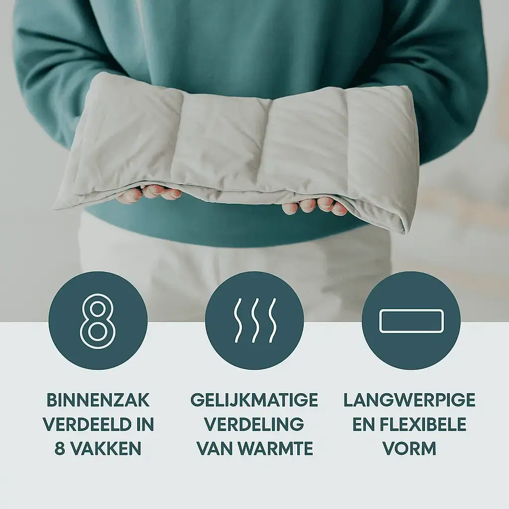 Janneke's warmtesjaal: fijne wafelstof cognac