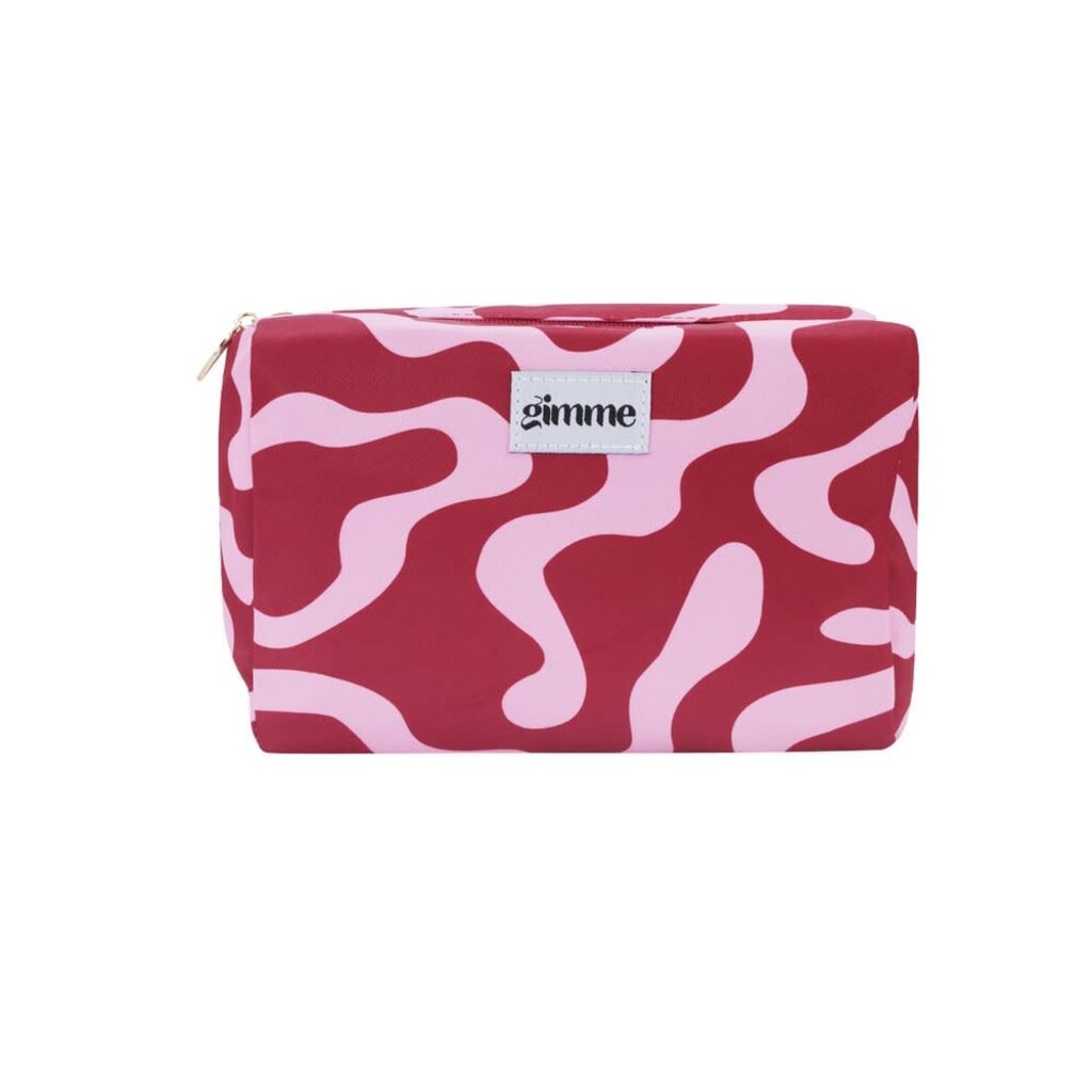 Yehwang Yehwang: toilettas - burgundy en lichtroze (1)