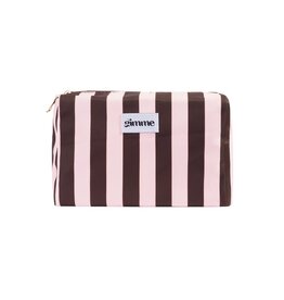 Yehwang Yehwang: toilettas - strepen bruin