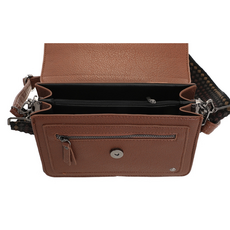 I'm dutch I'm dutch: handtas - schoudertasje Rione - dark camel