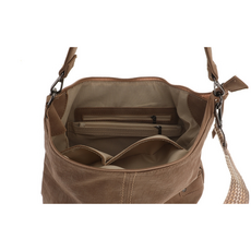 I'm dutch I'm dutch: handtas - schoudertas Palma - camel