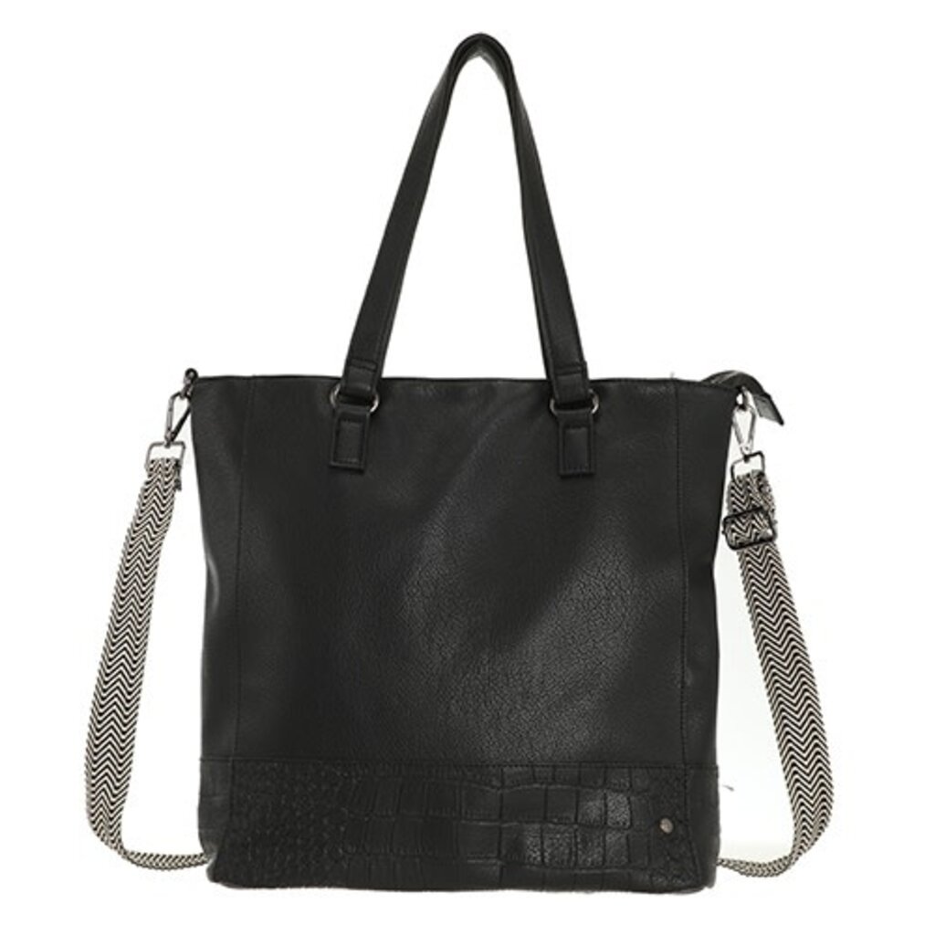 I'm dutch I'm dutch: handtas - schoudertas shopper Clever - Black