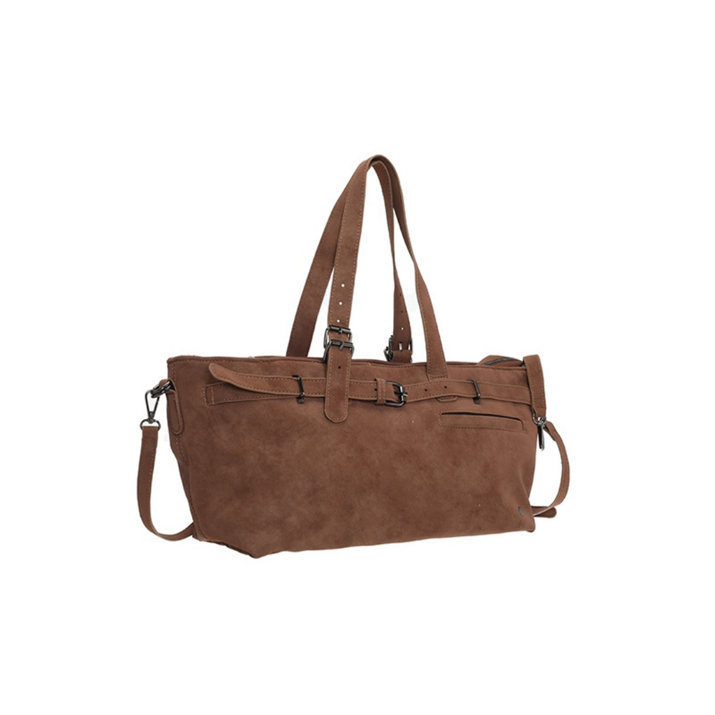 I'm dutch I'm dutch: handtas - shopper Windsor - camel