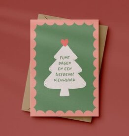 Letters and Lines Letters & lines: kaart a6 - fijne dagen en een liefdevol nieuwjaar