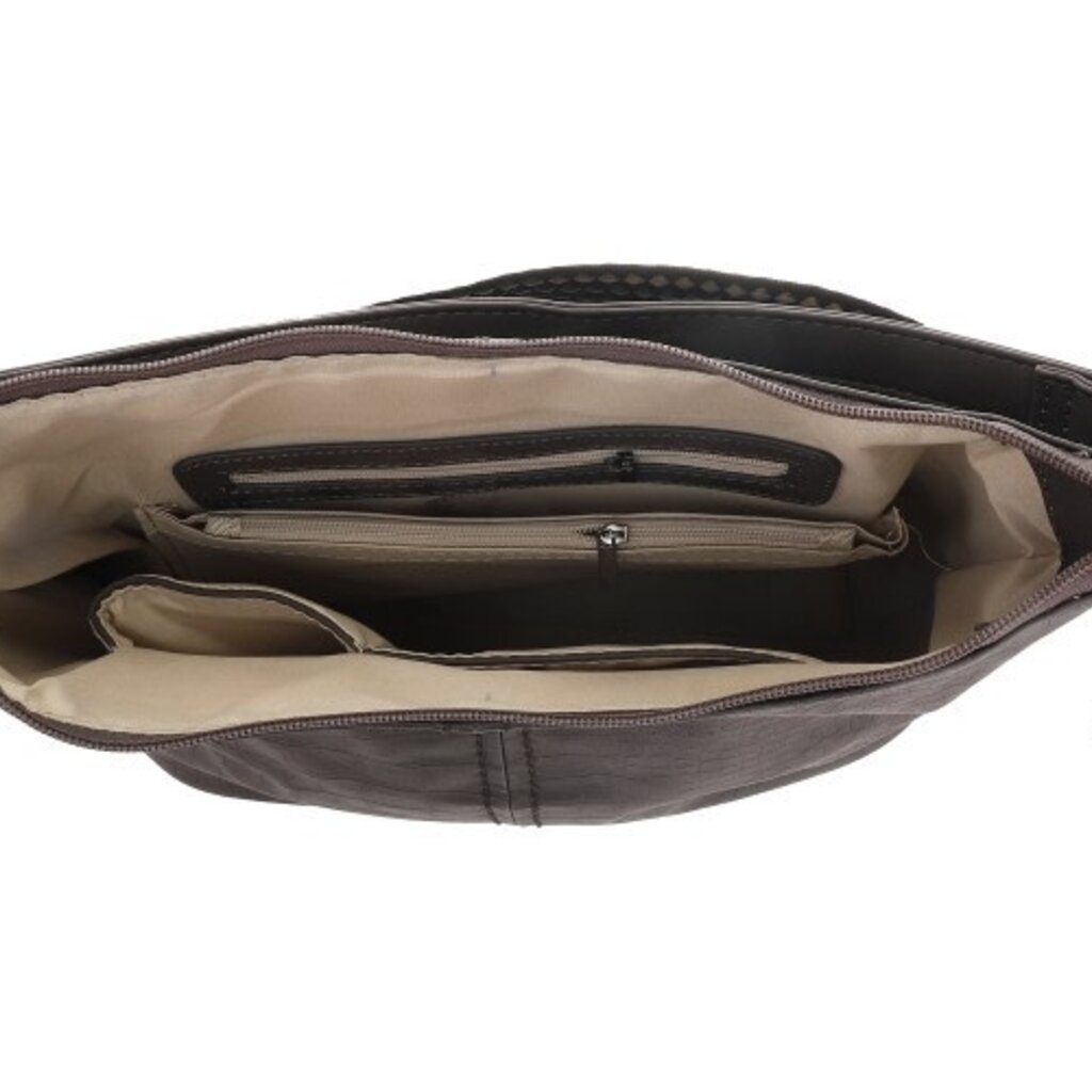 I'm dutch I'm dutch: handtas - schoudertas Palma - browny