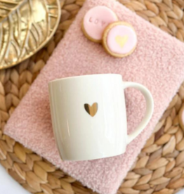 Stationery & gift Stationery & gift: Mok | "hartje" in goud